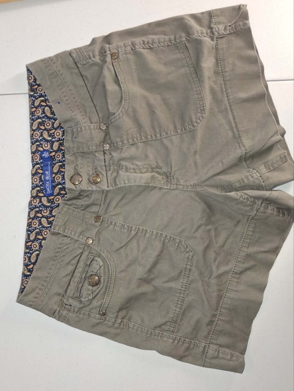 Olive Cargo Shorts for Women by Dakota Blue